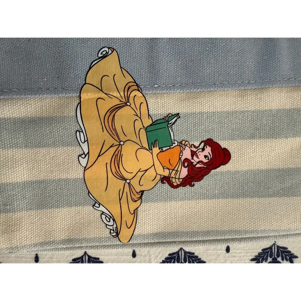 Disney Belle Striped Double Sided Custom Made Trader Joes Mini Tote